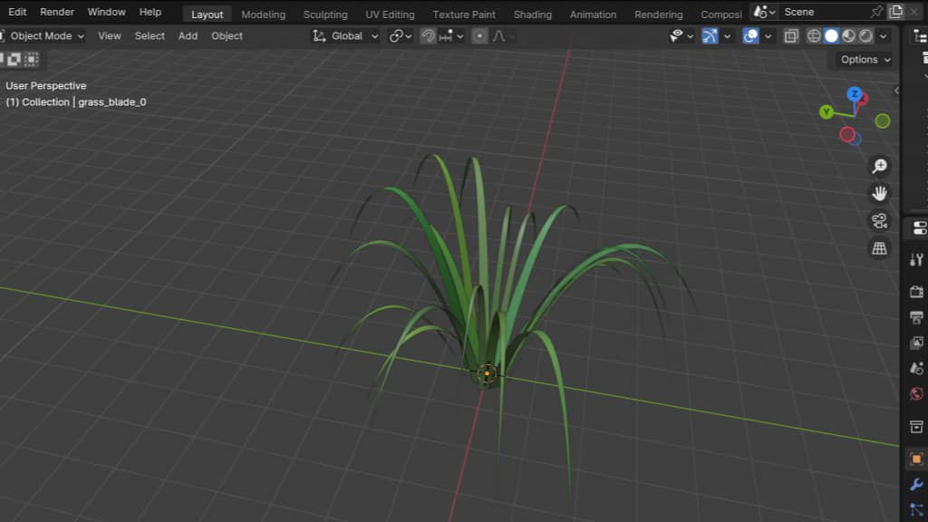 blender-grass